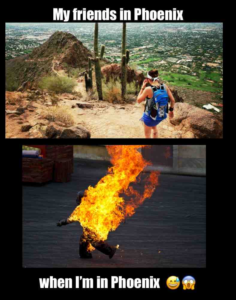 I’m just two hours away but dam I feel the difference!! That heat thooo 🌞☄️ 🔥 #Phoenix #valley480 #damheat