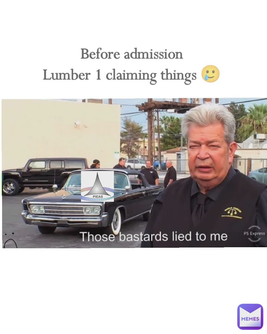 Before admission
Lumber 1 claiming things 🥲