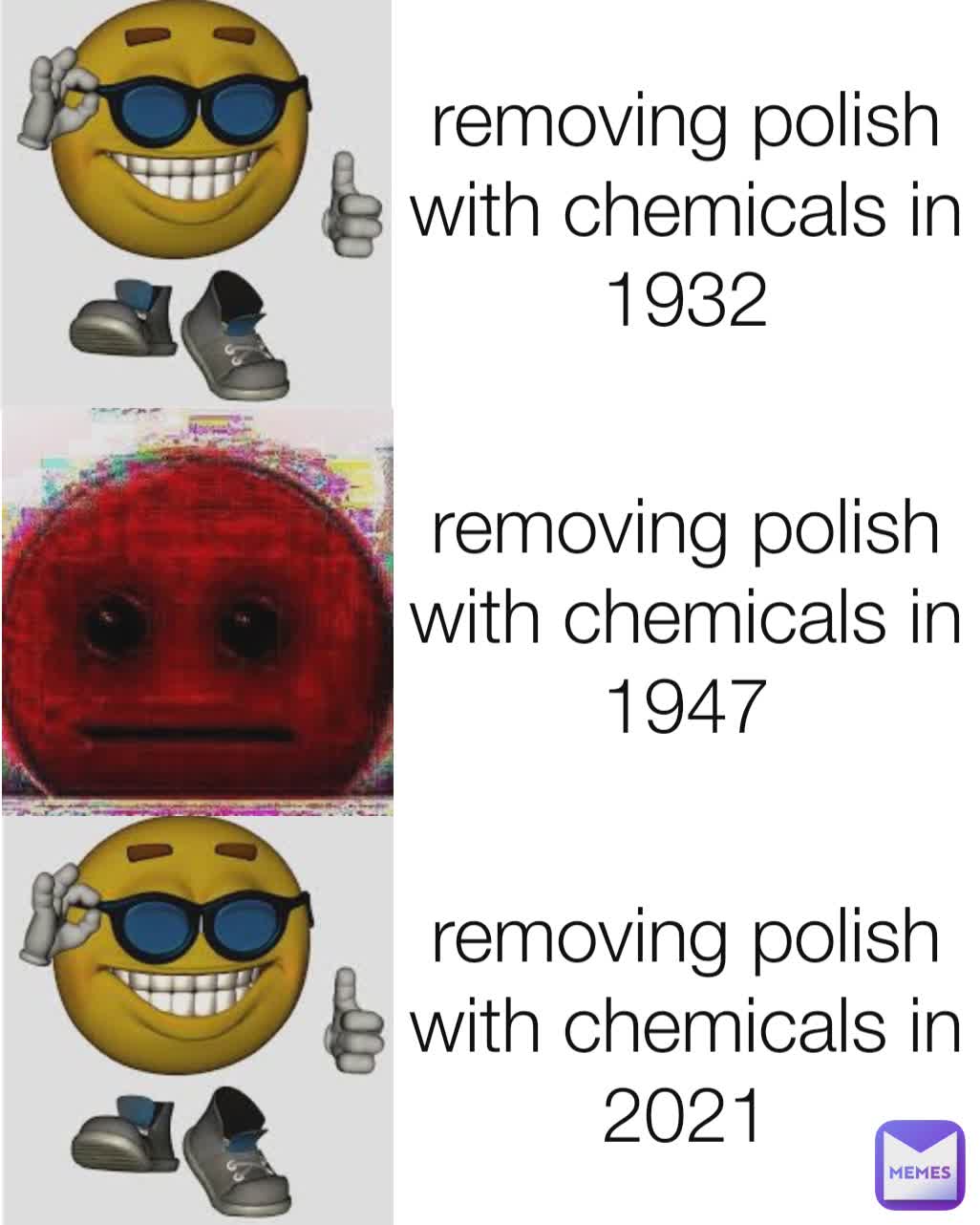 removing polish with chemicals in 1932 removing polish with chemicals in 1947 removing polish with chemicals in 2021