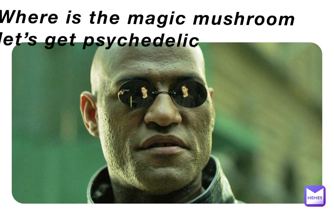 Where is the magic mushroom let’s get psychedelic