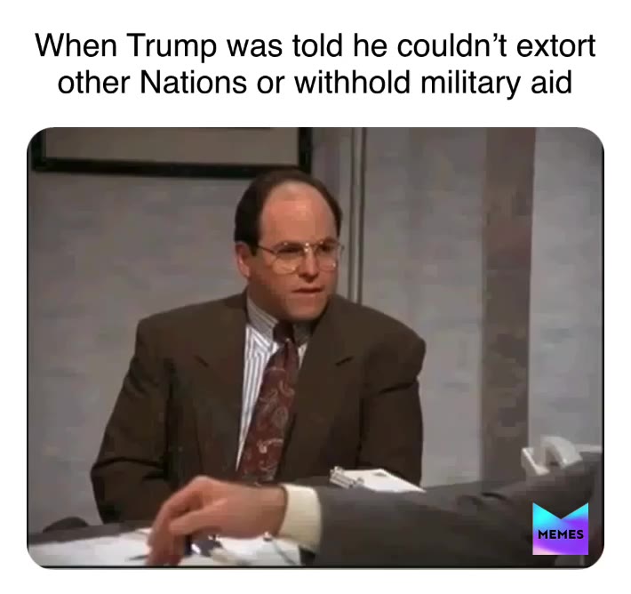 #impeachtrump  #trumpmemes  #impeachment  #joebiden  #maga  #donaldtrump  #trump  #seinfeld  #memes  #lmao  #funny  #comedy