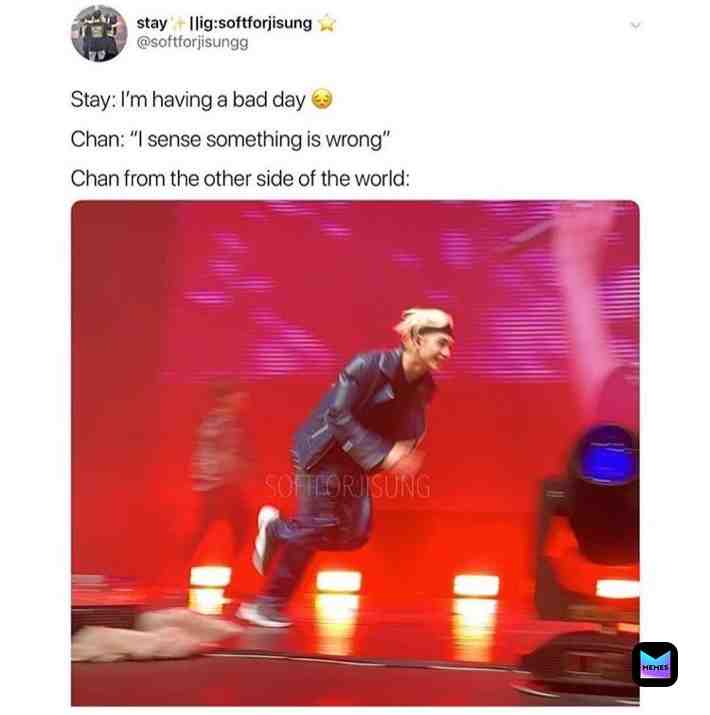 Meme shared by @Stray_kids_stay