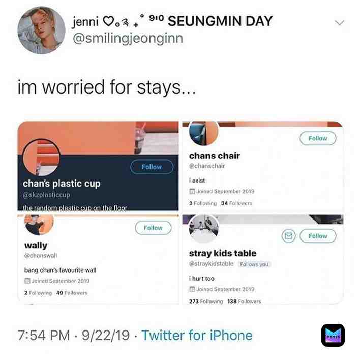 Meme shared by @Stray_kids_stay