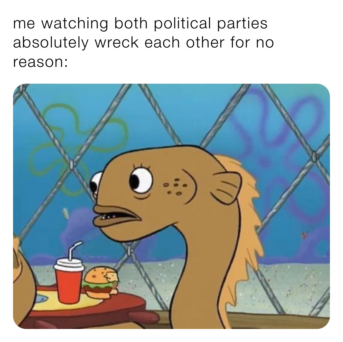 me watching both political parties absolutely wreck each other for no reason: