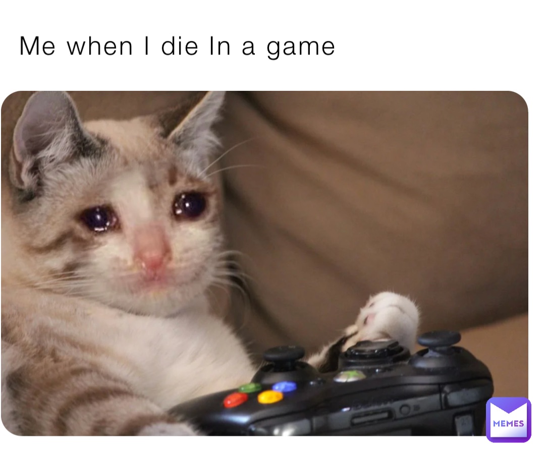 Me when I die In a game