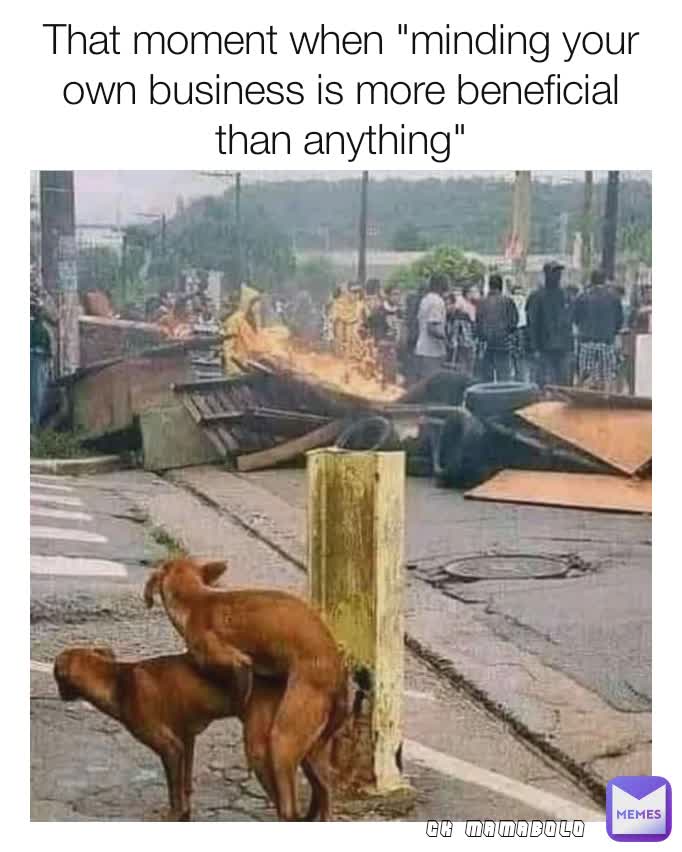 That moment when "minding your own business is more beneficial than anything" CK MAMABOLO