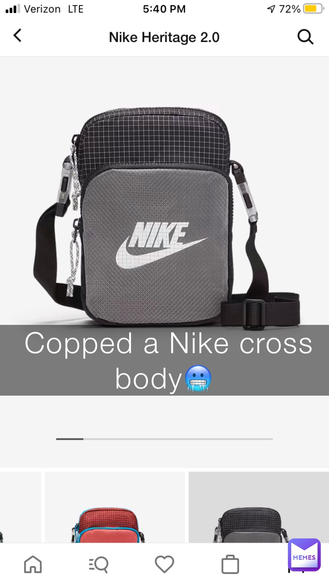 Copped a Nike cross body🥶