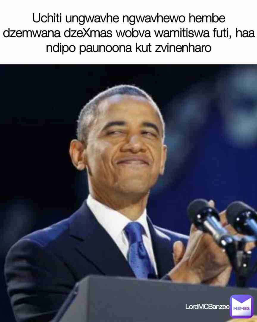 Meme shared by @LordMCBanzee