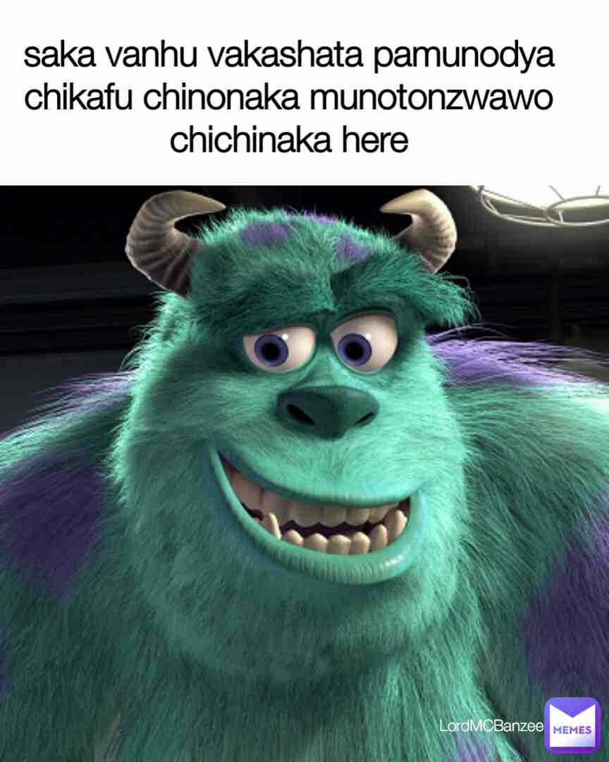 Meme shared by @LordMCBanzee