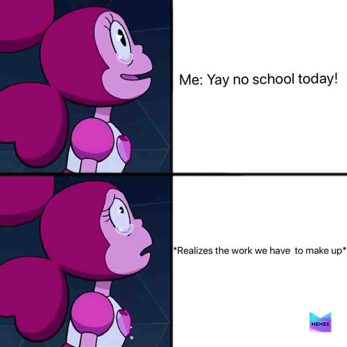 (What School does to people) #schoolmemes #spinel #schoolproblems #homework #stevenuniverse