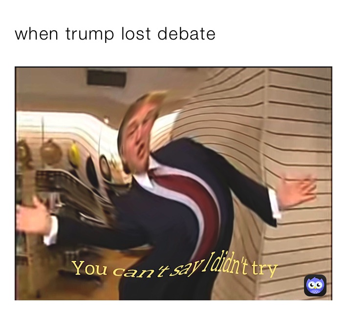 when trump lost debate