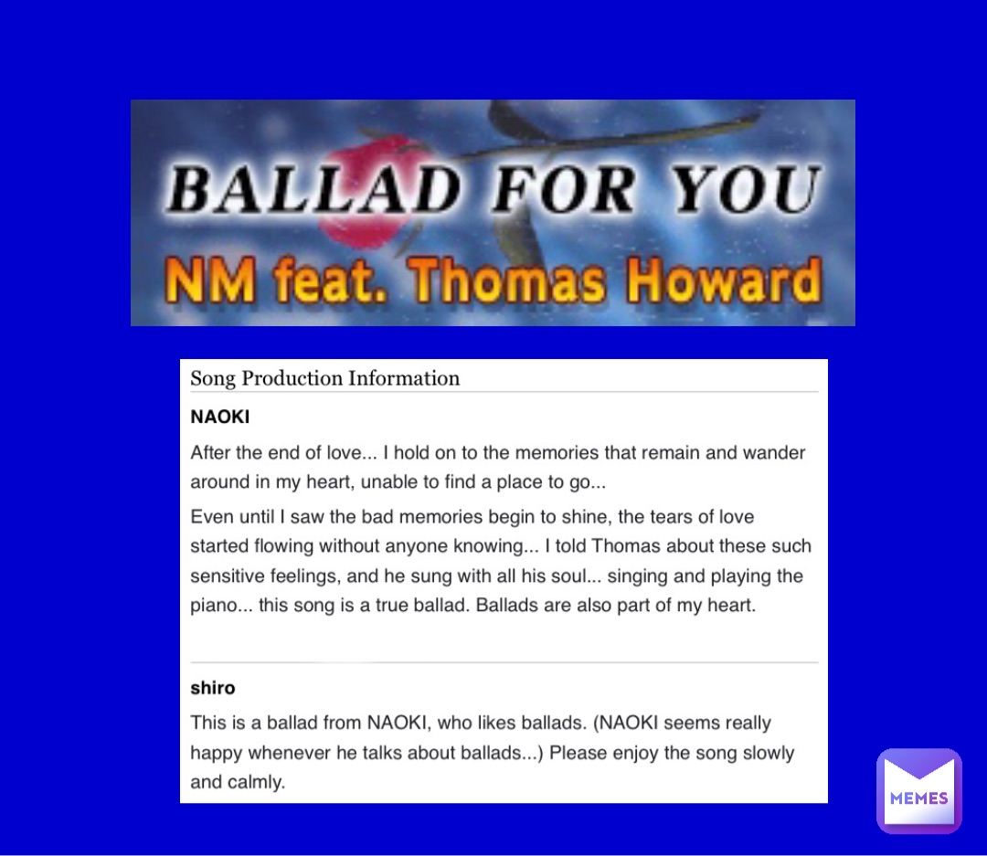 #ddrbanners #ddrsupernova #songs #balladsong #ps2 #playstation2 #songinformation #realisticmemes #gallery