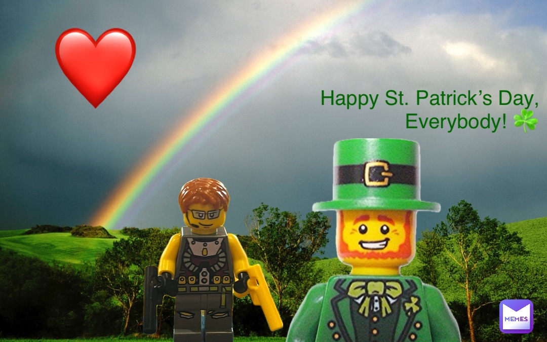 Happy St. Patrick’s Day,
Everybody! ☘️ ❤️ Happy St. Patrick’s Day,
Everybody! ☘️ ❤️