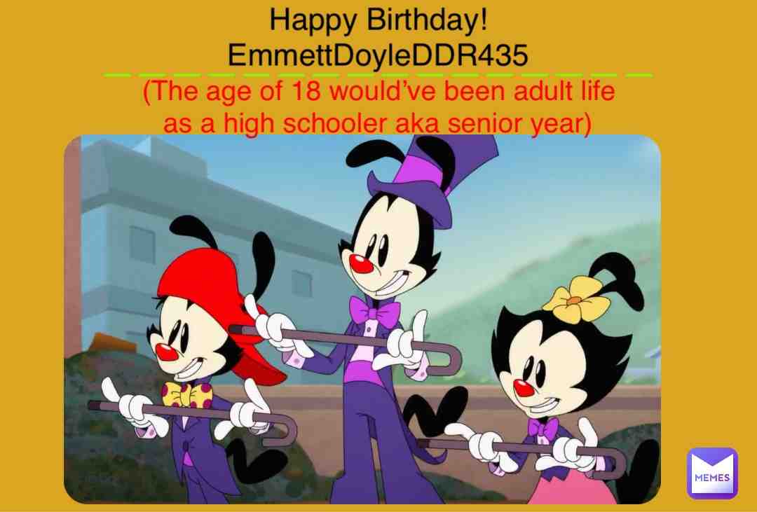 #happybirthday #birthdaymessages #animaniacs2020 #birthdayboy #memes