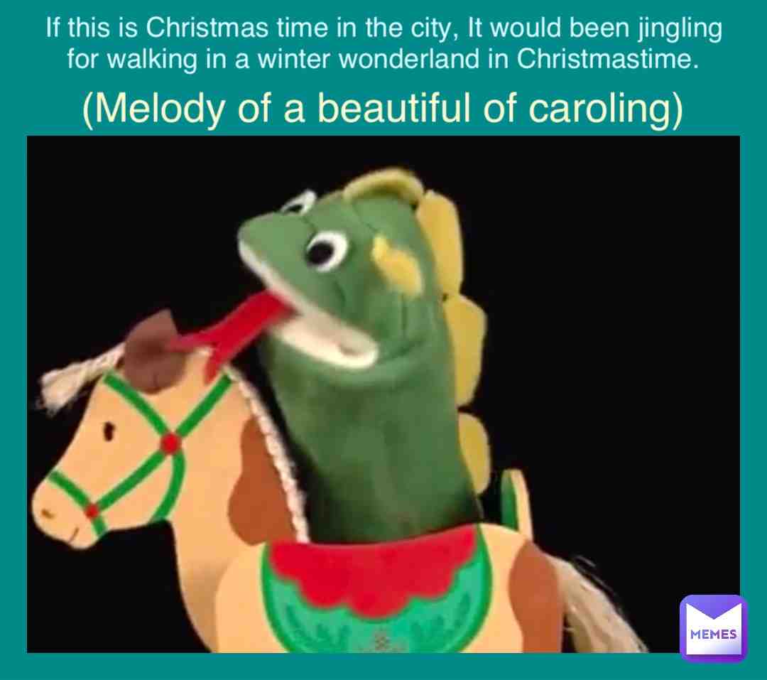 #handpuppets #screencaps #christmastime #holidaymemes #ridinghorse #horsetoy #childhood #christmasmeme