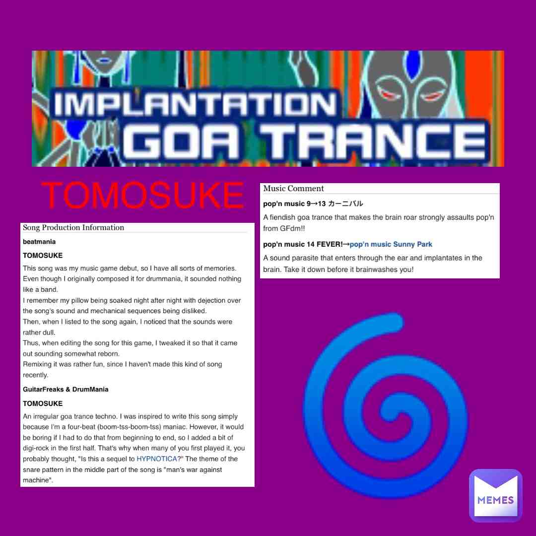 #popnmusic #drummania #guitarfreaks #konami #bemani #songs #trancemusic #songinformation #beatmaniaiidx #beatmania #musiccomments #implantation
