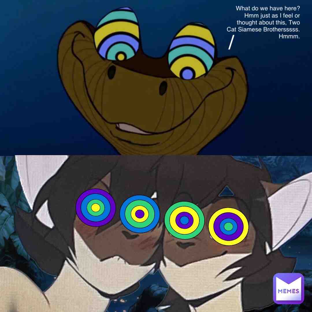 #kaa #disney #2boys #brothers #furry #furrysarenotbad #rudyardkipling #crossover #hypnoeyes #hypnotize #hypnosis #ancientmemes #ancient #sacredpictures #sacred #junglebook #junglelove #tribal #tribe #tribesman #convience #justgotsoreal #smiles #smilebig #smiling #snakeeyes #sexymen #nexyness #nighttime #bestlife