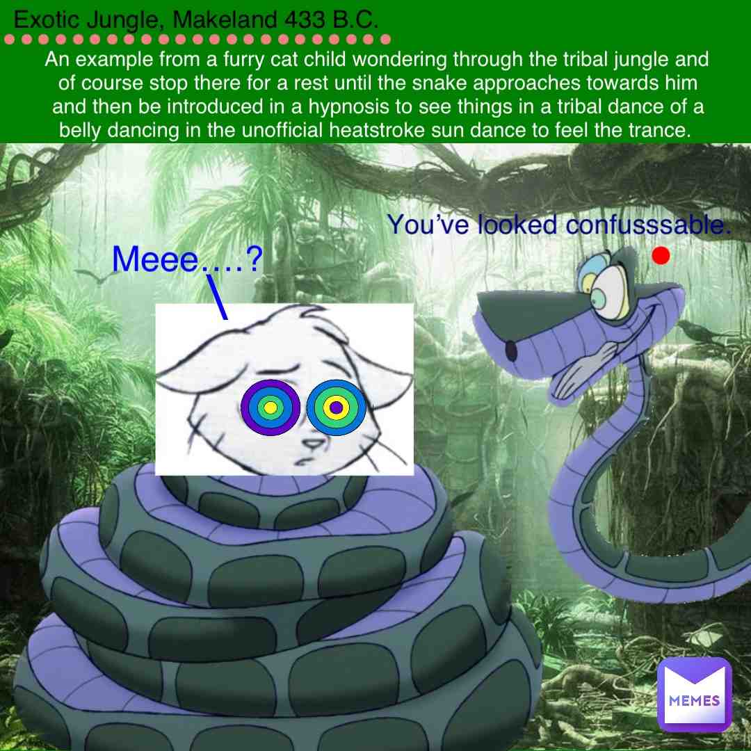 #kaa #disney #crossover #rudyardkipling #furry #furrysarenotbad #junglebook #exotic #ancientmemes #ancient #sacred #sacredpictures #junglefever #jungleboy #tribe #tribal #tribesman #tribalism #snakeeyes #hypnoeyes #hypnosis #hypnotized #hypno #sexyboy #snakecoils #anthromorphic #trance #sexiestmanalive #sexy #catboy #catperson #sunnyday
