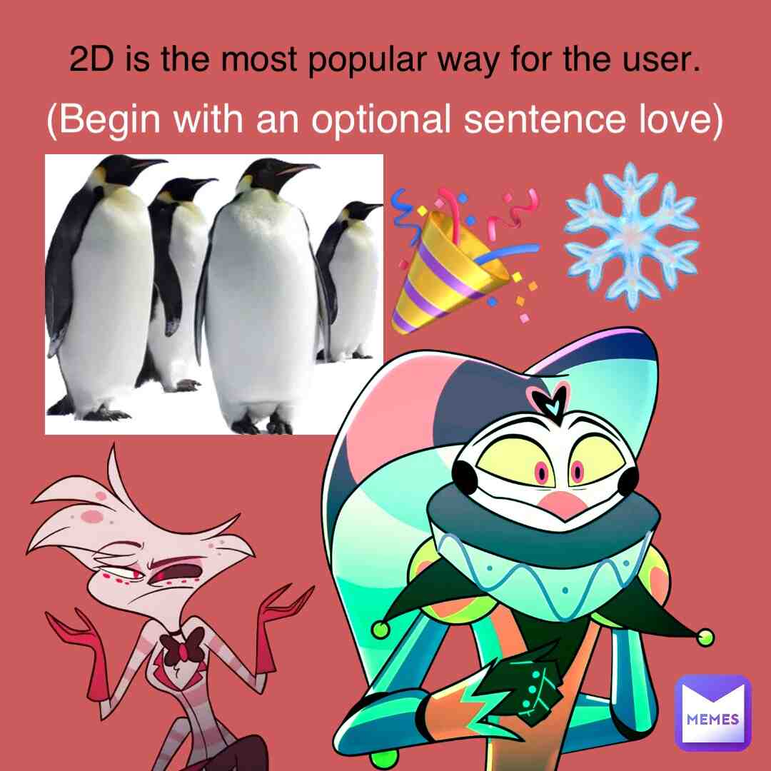 #fizzarolli #angeldust #helluvaboss #hazbinhotel #penguins #wintertime #viviennemedrano #vivziepop #dailymemesforyou #todaysjustmyday #dailymemes