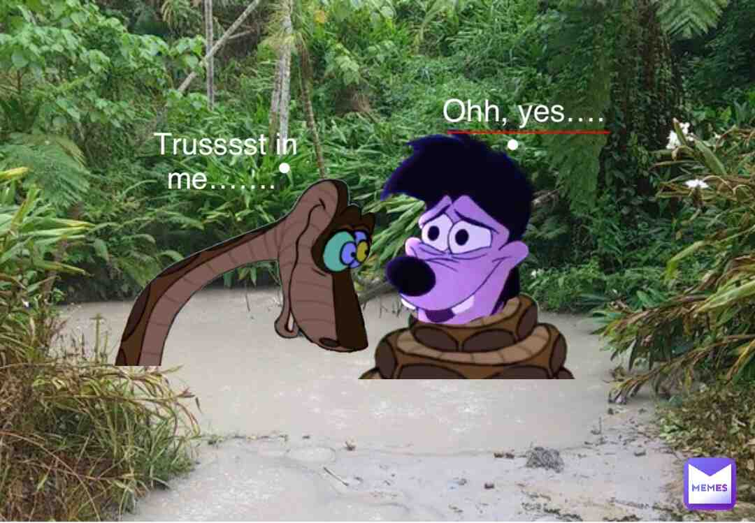 Kaa: Okay, You\u2019re in a hypnosis trance.
Max Goof: I\u2019m ready to see my Dad\u2026 \ud83d\ude35\u200d\ud83d\udcab\ud83d\ude0dKaa: Ssssurrreeeeeee\u2026.\ud83c\udf00 #kaa #rudyardkipling #junglebook #disney #maxgoof #goofymemes #goofymemes #goofy #quicksand #mudpit #drowning #submerging #ancientmemes #ancient #sacred #sacredpictures #tribe #tribal #tribesman #tribalism #tribalmisfit #muddy #mudbath #mudbathing #mudflood #mudfloodsociety #mud #sexymen #sexy #hotandsexy #beingsummon #beingready #sexier #sexyboys #sexyboy #encounter