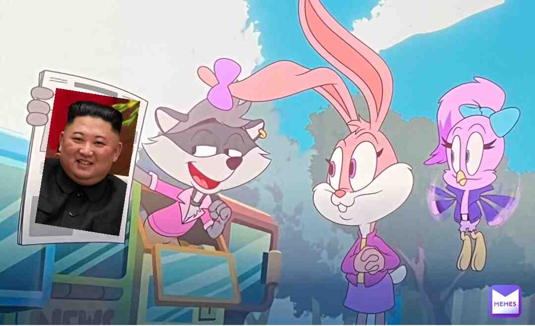 #tinytoons #babsbunny #renaldotheraccoon #renaldoraccoon #tinytoonslonniversity #screencaps #kimjongun #northkoreanmemes #northkorea #dictator #supremeleader #supreme #photos