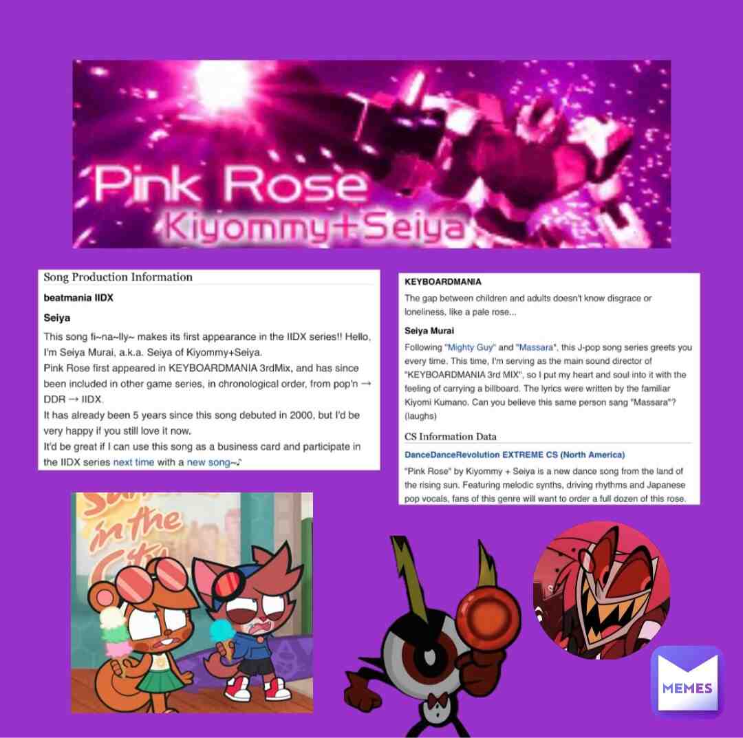 #ddrbanners #ddrextreme #dancedancerevolution #songs #konami #bemani #arcade #arcadegames #keyboardmania3rdmix #keyboardmania #beatmaniaiidx #beatmania #popnmusic #songinformation #playstation2 #ps2 #gameconsole #homesystem #2000s #nostalgic #nostalgiacritic #nostalgia #2000skids #dancinggames #murphyandmitzi #ajmarekart #commanderpeepers #alastor #vivziepop #hazbinhotel #disney #memes4dayz #memes #memesdaily