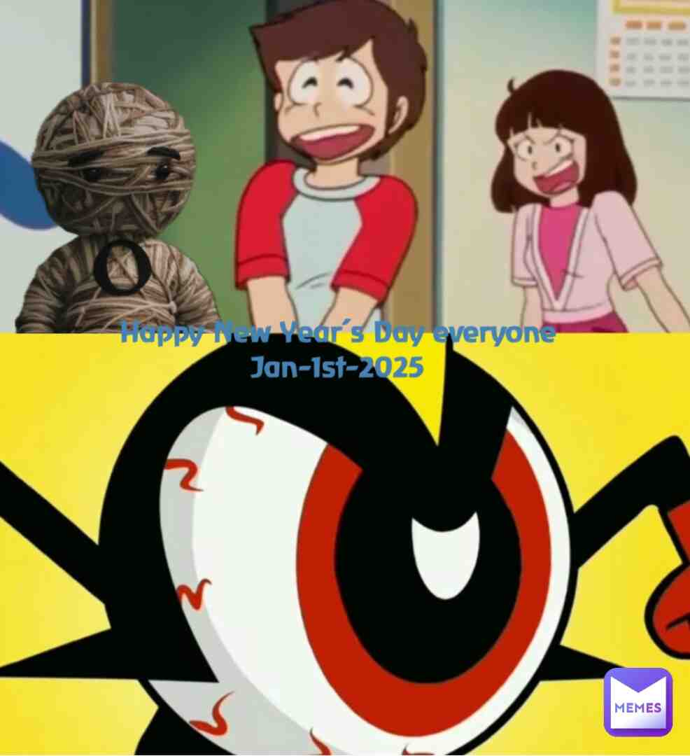 Happy New Year’s Day everybody! (2025) 🇺🇸 #specialmemes #specialpost #special #messagesforyou #messages #atarumoroboshi #anime #screencaps #commanderpeepers #disney #wanderoveryonder #newyearsday #midnightmeme #midnight #holidays #holidaymemes #holidayseason #holiday #memesdaily #memes