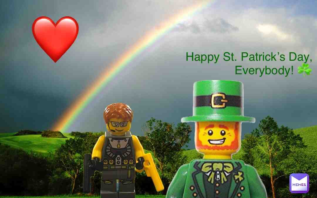 #saintpatricksday #stpatricksday #holiday #monday #rainbow #legos #legoman #lego #colors #colorful #greenday #green #greenlivesmatter #usa #europe #weekdays #onedayiwilldothattrustme #todaysjustmyday