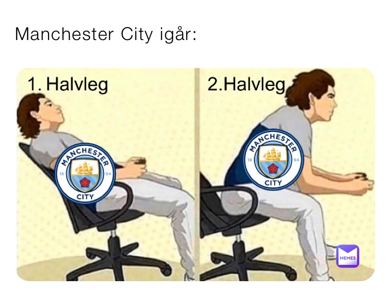 Manchester City igår: 