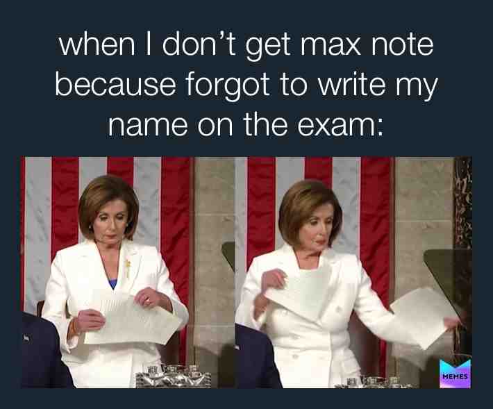 It never happened to me