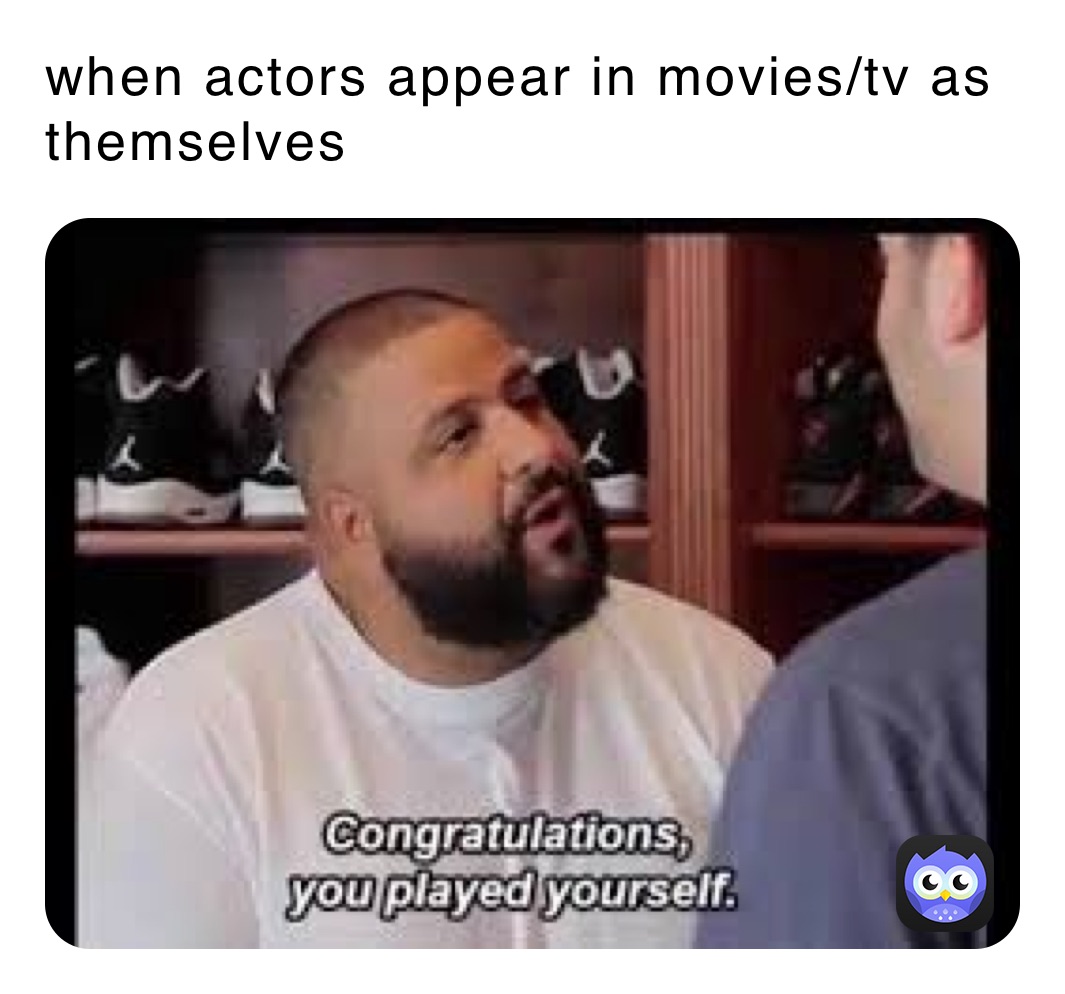 when actors appear in movies/tv as themselves