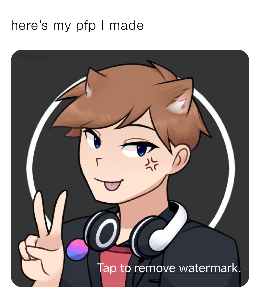 here’s my pfp I made