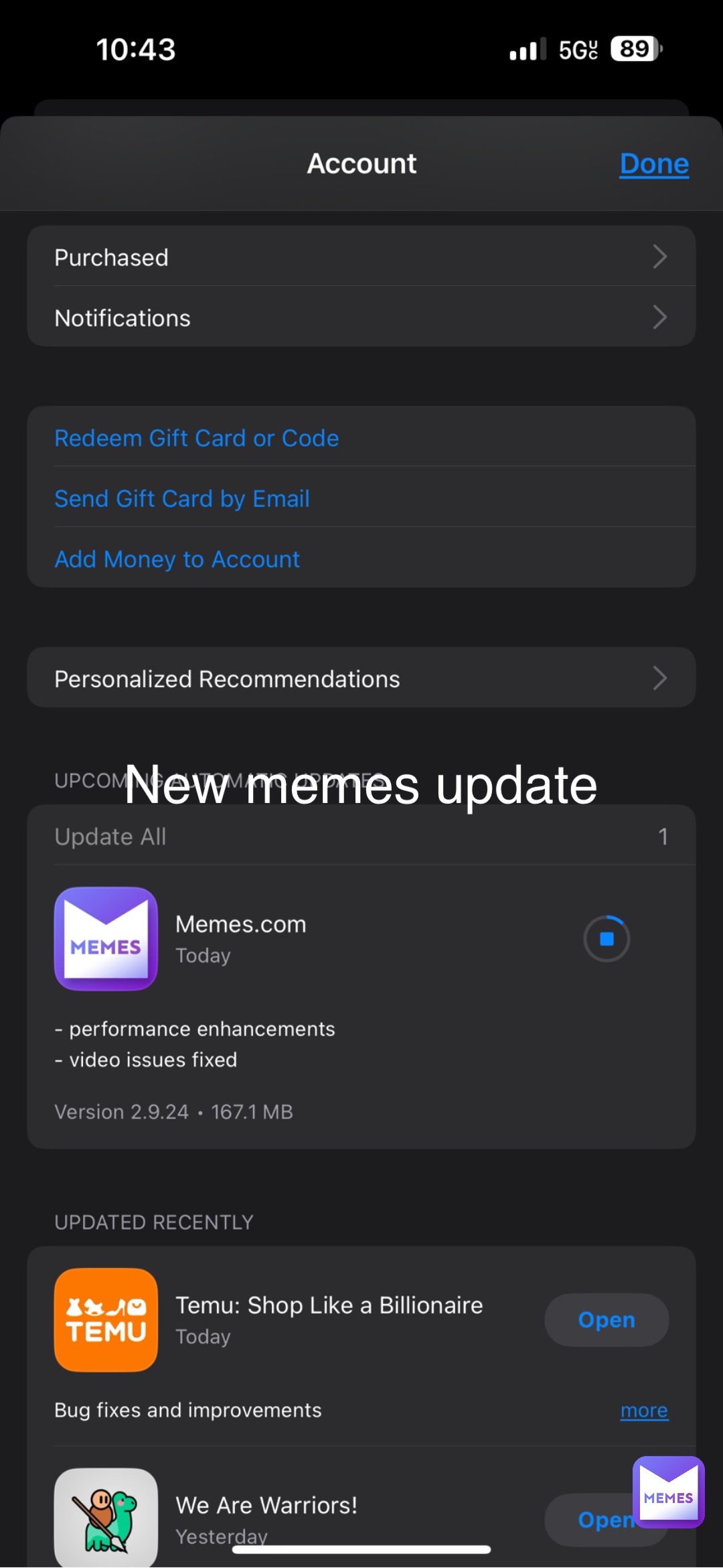 New memes update