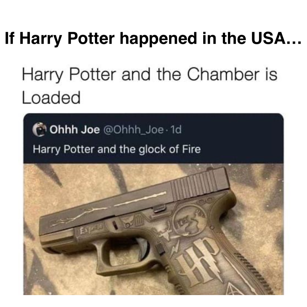 Double tap to edit If Harry Potter happened in the USA…