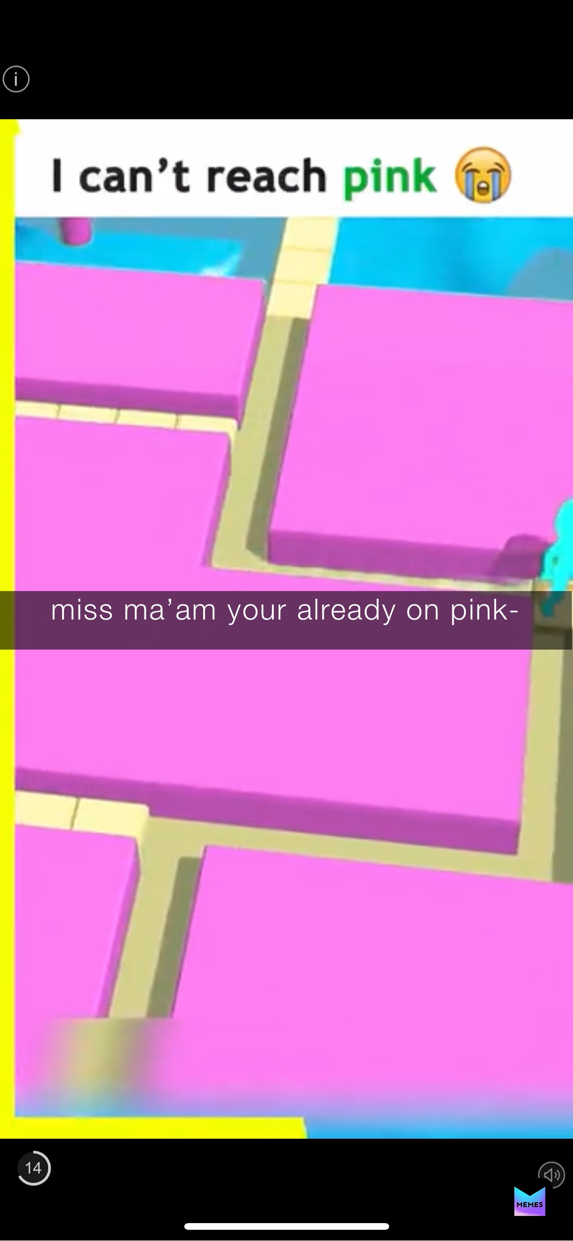 miss ma’am your already on pink-