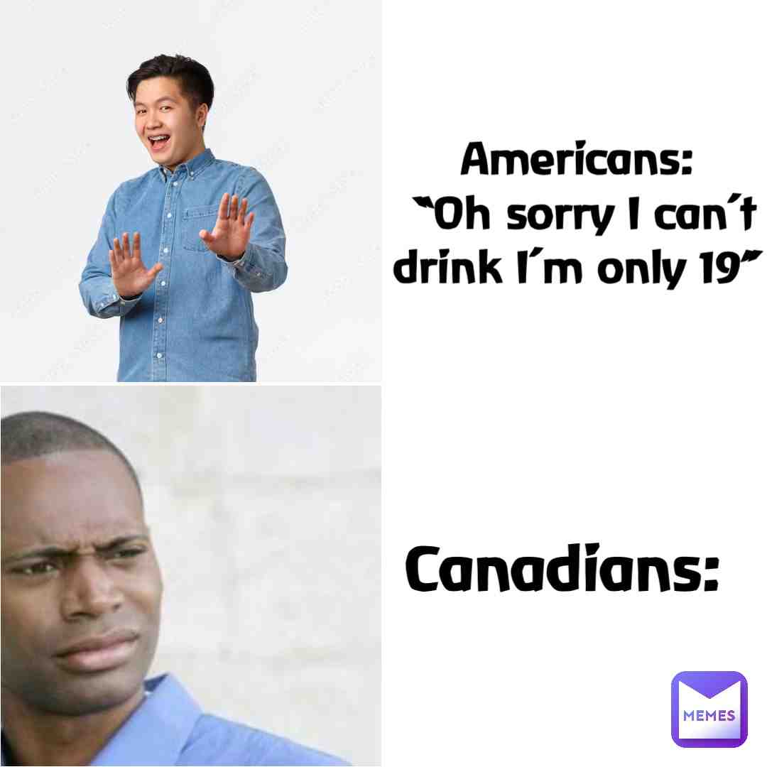 Wat? 👁👄👁 #canada #america #funny