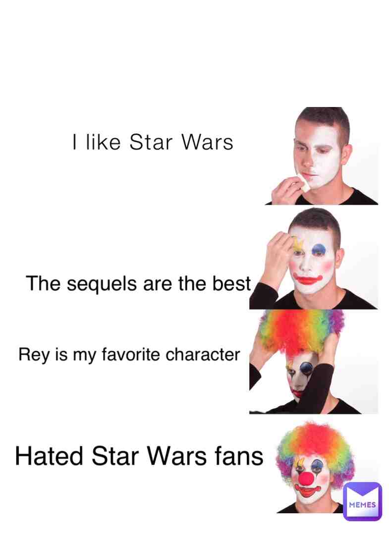 These kinds of fans need to watch the prequels and original trilogy