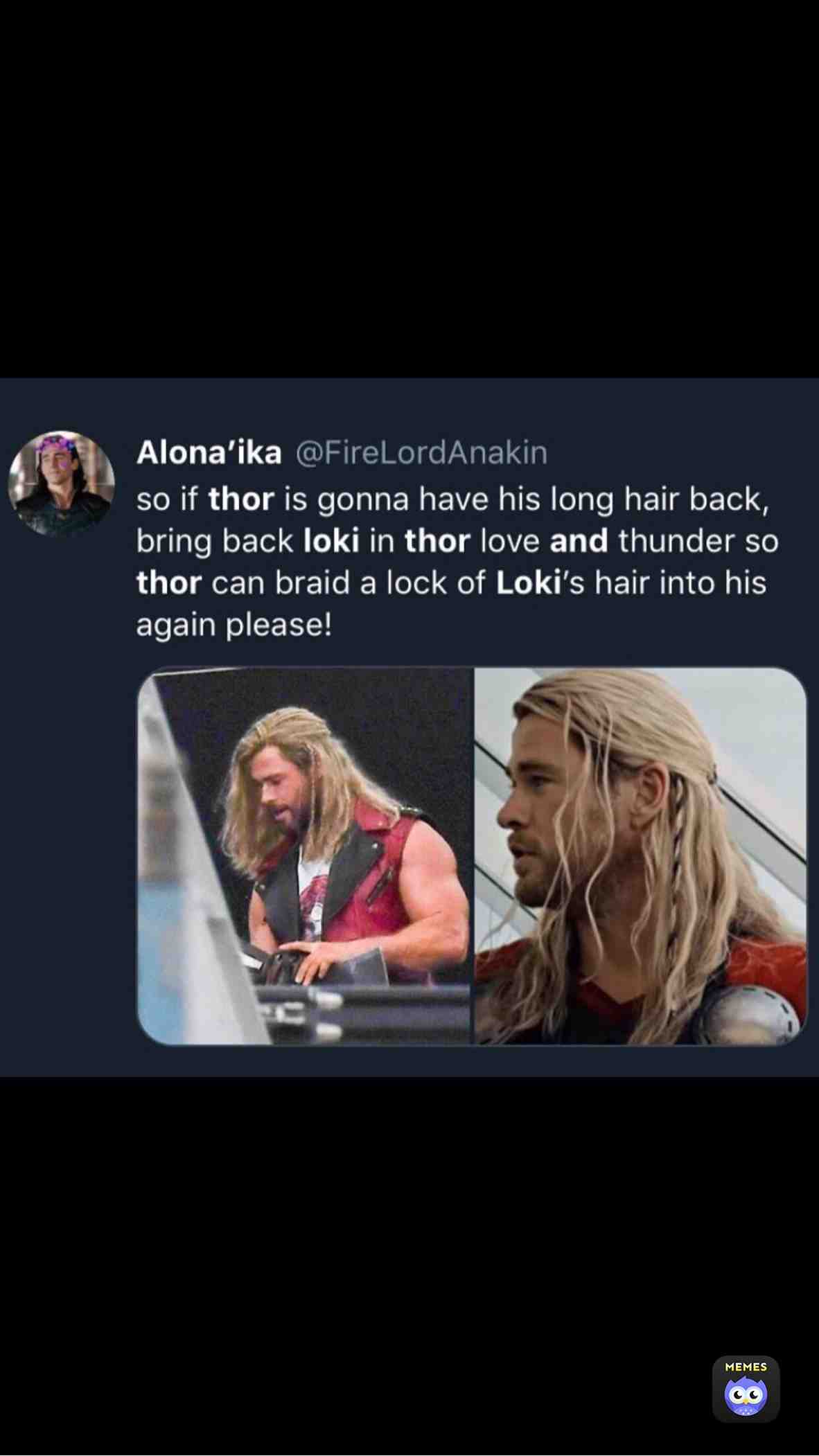 #loki  #thor 💚❤️
