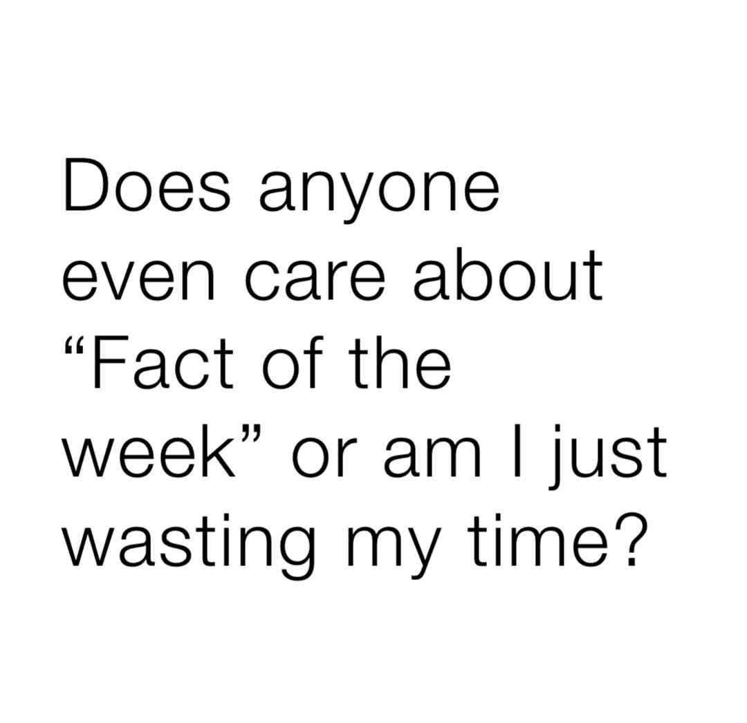 This is a serious question, does anyone?