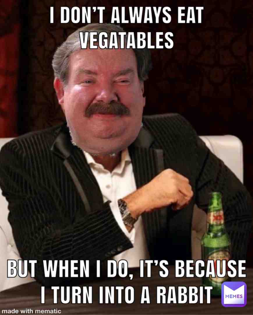 \u201cRabbit food\u201d
#harrypotter #harrypottermemes #unclevernonmemes #unclevernon