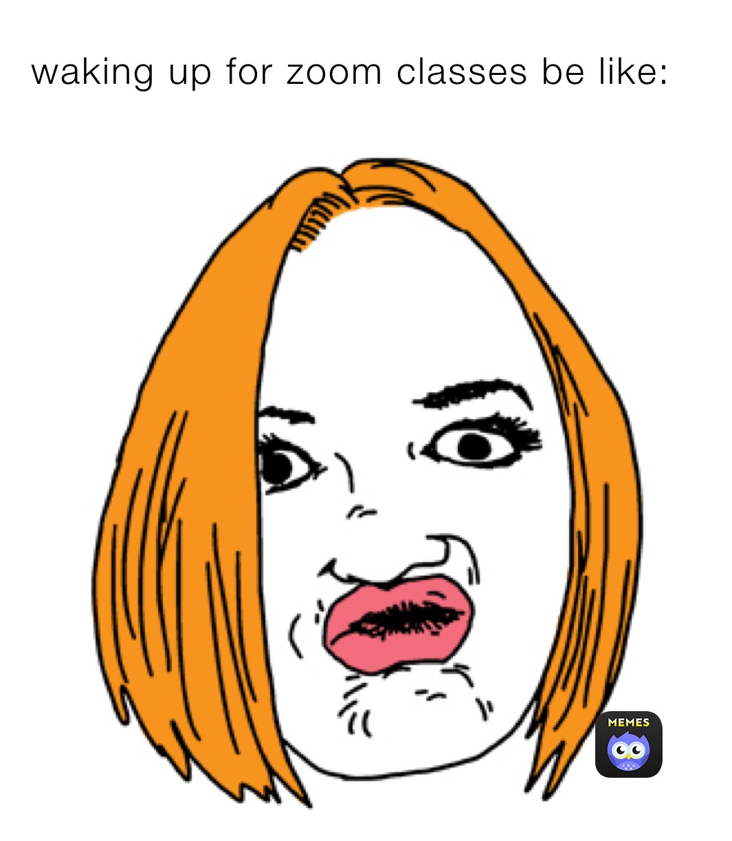 waking up for zoom classes be like: