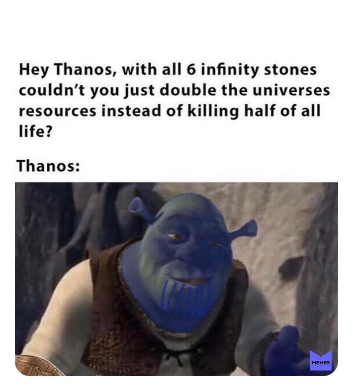 No, Thanos Couldn't Just Double the Number of Resources