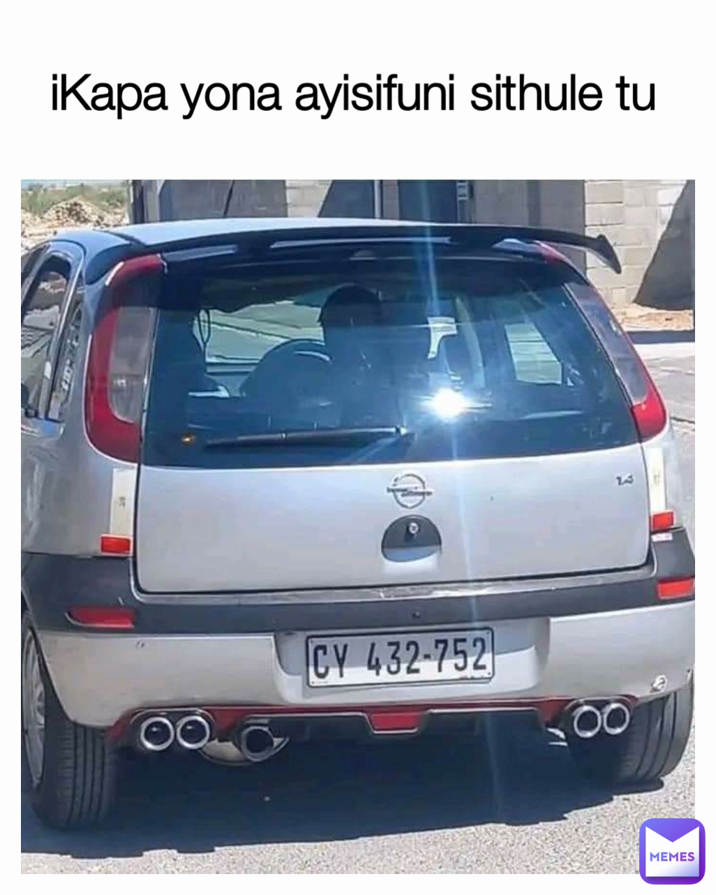 iKapa yona ayisifuni sithule tu 