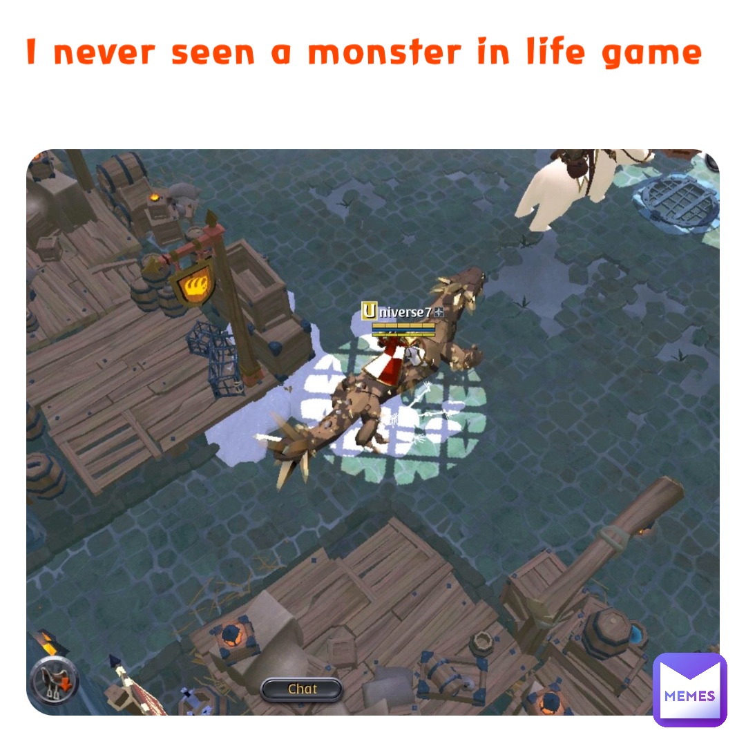 i never seen a monster in life game