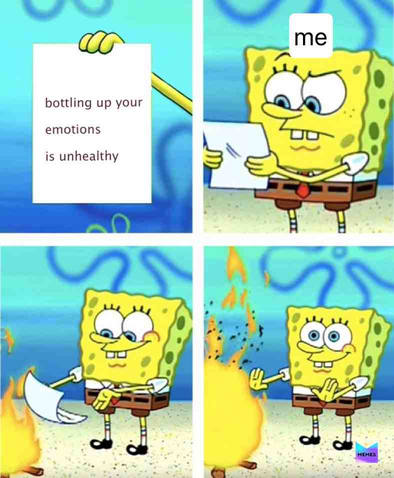 Can\u2019t get the words out \ud83e\udd15
#Hotgirlmemes #funny #spongebob #feelings #shitpost #memes #relatable