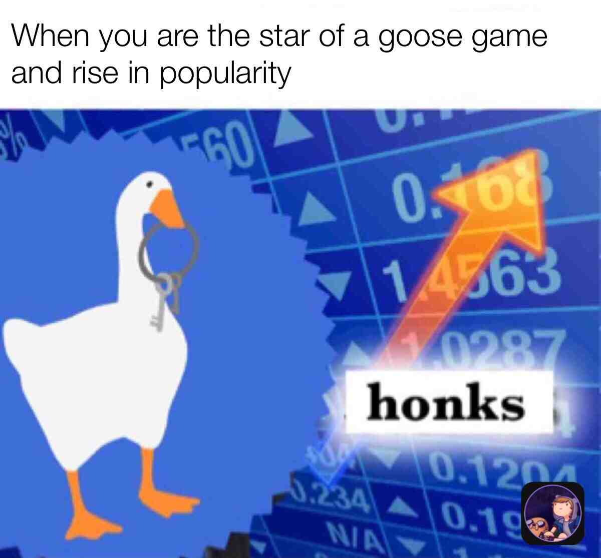 Congratulations to @jcwmasterbuilder for winning the Best Goose Meme dundie!