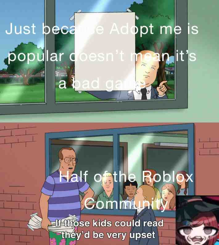 Legit the Roblox community right now
