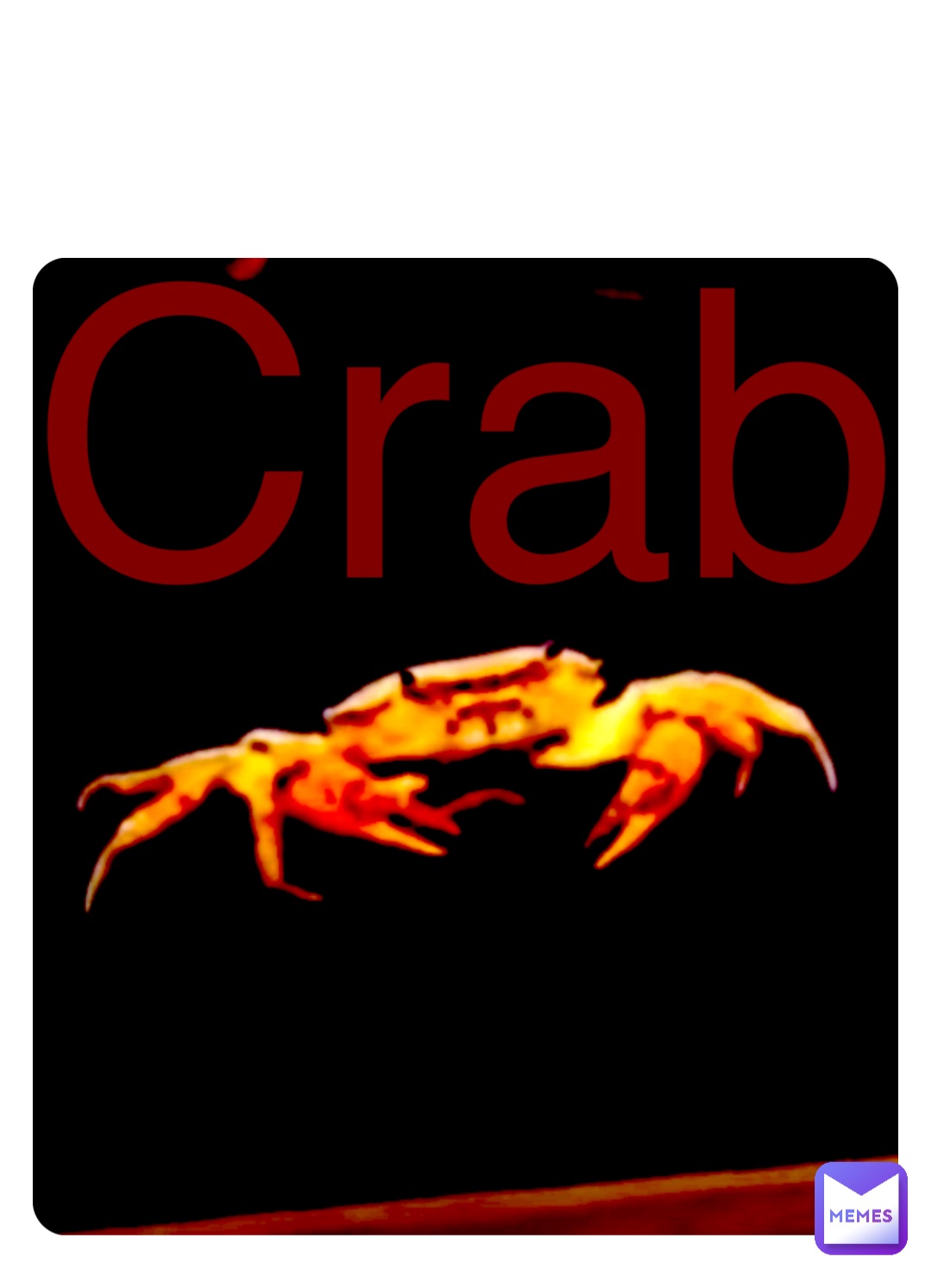 Double tap to edit Crab