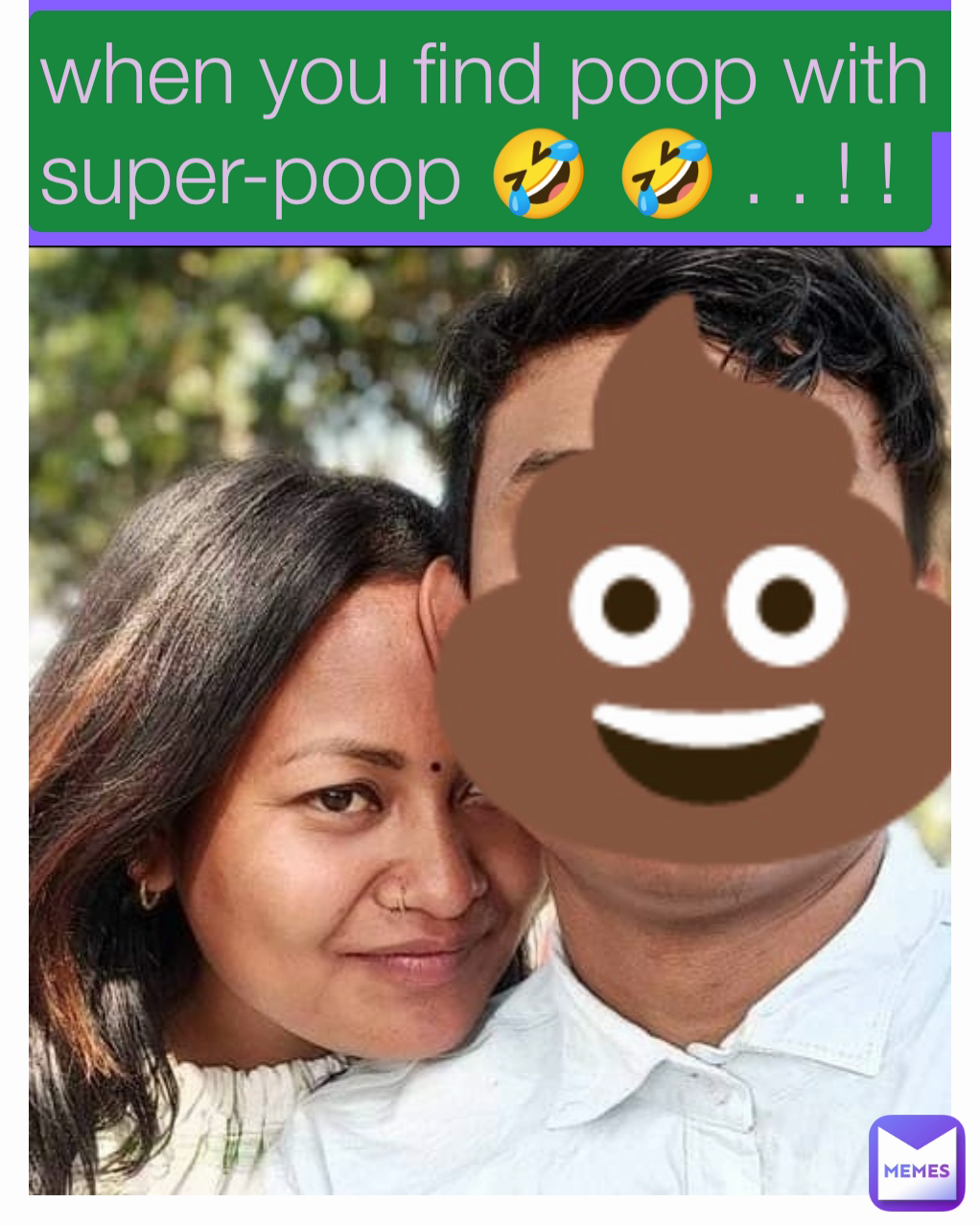 when you find poop with super-poop 🤣 🤣 . . ! ! 