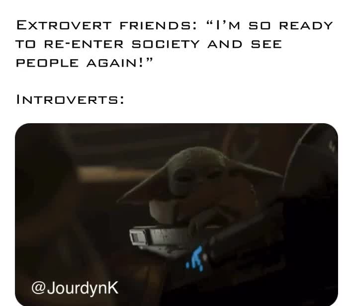 #babyyoda #socialdistancing #introvert